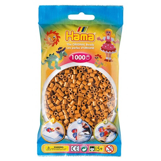 Hama Beads, MIDI Café claro, 1000 piezas