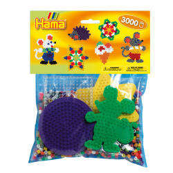 Hama Beads, Pack Principiantes para grupos, 3000 piezas, mod 4411