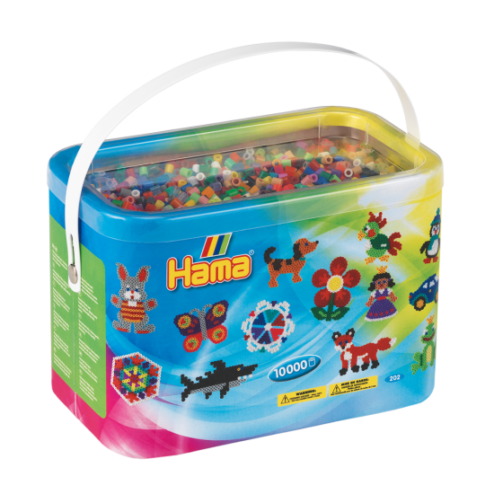 Hama Beads, Balde midi 10.000 piezas