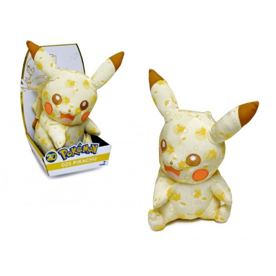 peluche, pokemon Pikachu , ORIGINAL, 27 cm Aniversario peluche, pokemon Pikachu , ORIGINAL, 27 cm Aniversario