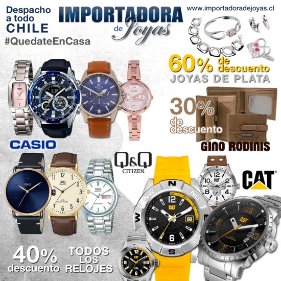 Relojes, adornos y billeteras 