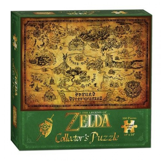 Juego de Mesa, Puzzle, ZELDA HYRULE MAP 550 Juego de Mesa, Puzzle, ZELDA HYRULE MAP 550