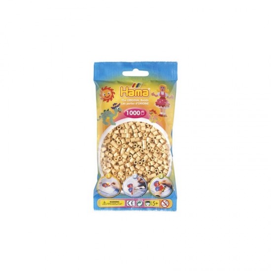 Hama Beads, MIDI Cafe Claro (Beige), 1000 piezas