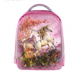 Mochila Impermeable, Unicornio , 33 cm Doble compartimiento