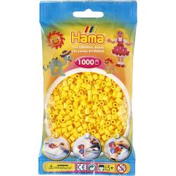 Hama Beads, MIDI Amarillo, 1000 piezas