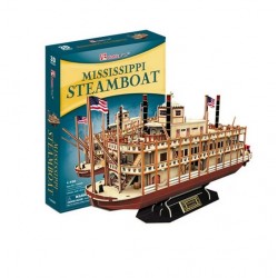 Puzzle 3d, MISSISSIPPI STEAMBOAT