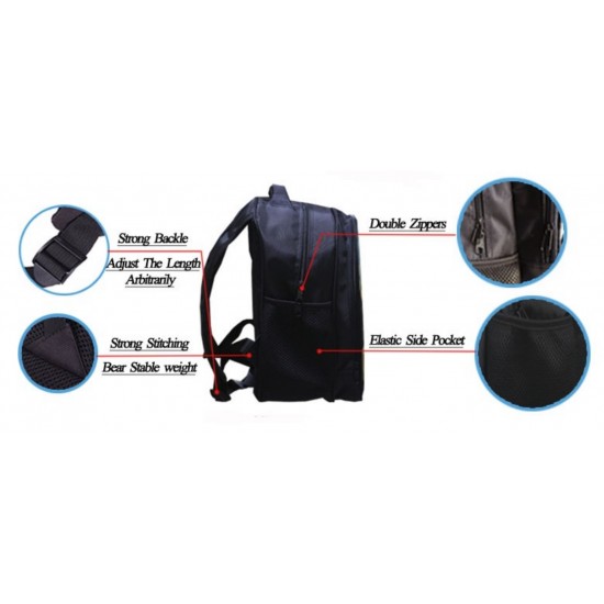 Mochila Impermeable, Unicornio , 33 cm Doble compartimiento