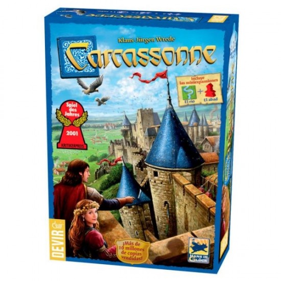 Juego de Mesa,  CARCASSONNE BASICO