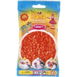 Hama Beads, NARANJA, 1000 piezas