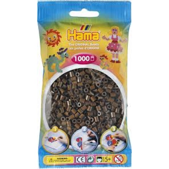 Hama Beads, MIDI CAFE OSCURO, 1000 piezas