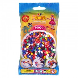 Hama Beads, Midi mix 10  , 1000  piezas