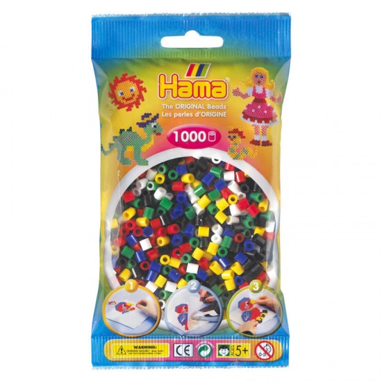 Hama Beads, Midi mix 6 , 1000  piezas