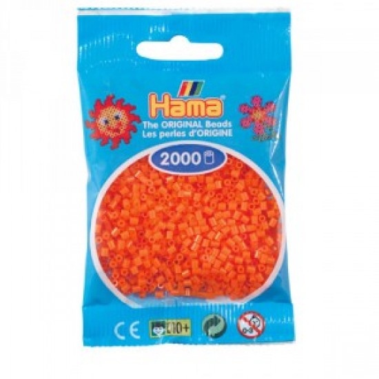 Hama Beads, Mini naranja de 2000 piezas