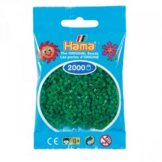 Hama Beads, Mini verde, de 2000 piezas