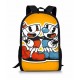 Mochila Impermeable, CUP HEAD,  42cm Doble compartimiento