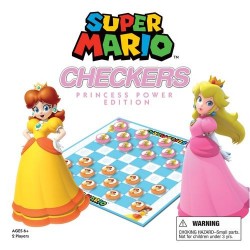 Juego de Mesa, CHECKERS: SUPER MARIO PRINCESAS, juego de damas